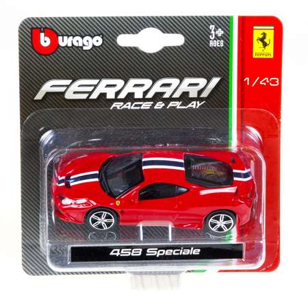 Машинка BBurago 1:43 Ferrari 458 Speciale 18-36001(12)