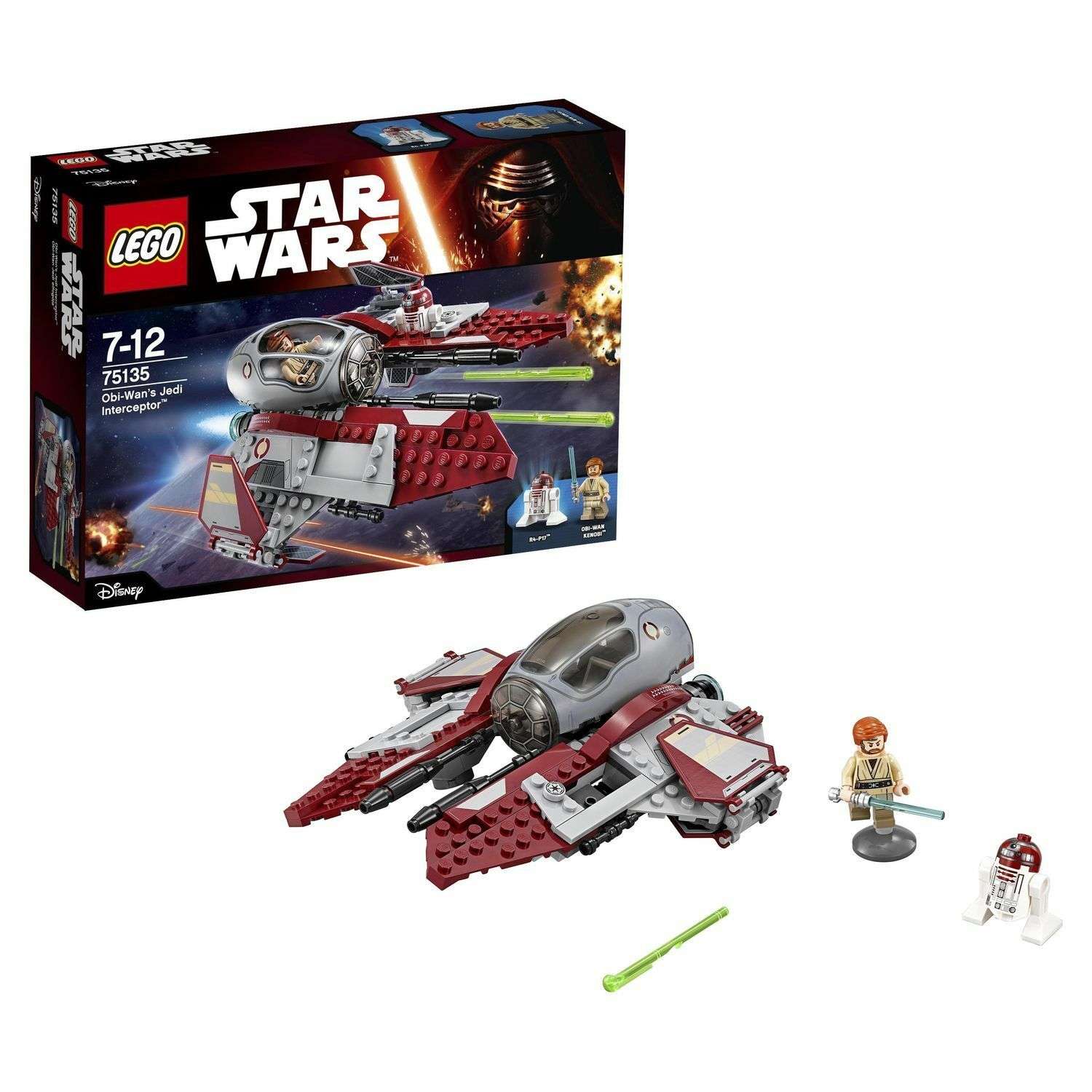 Конструктор LEGO Star Wars TM Перехватчик джедаев Оби-Вана Кеноби™ (75135) - фото 1
