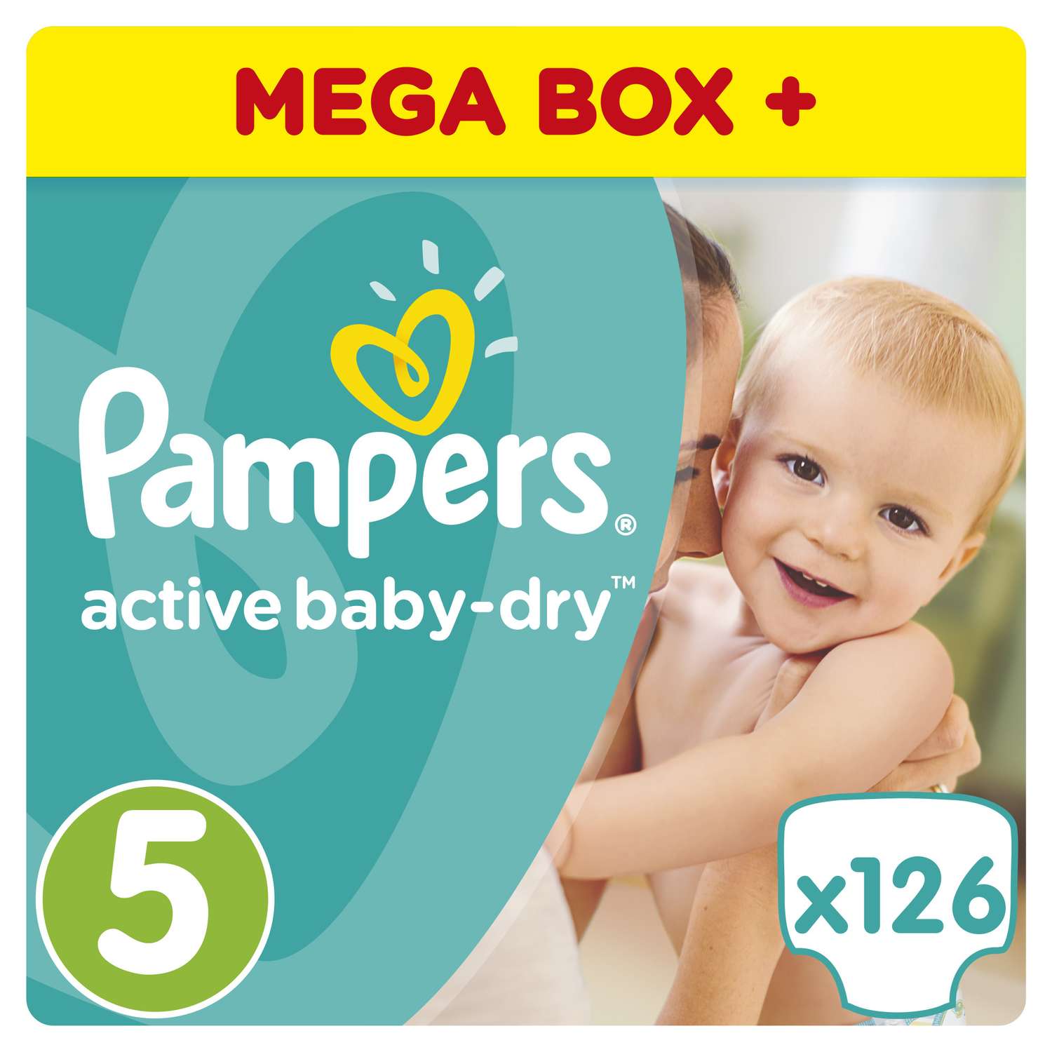 Подгузники Pampers Active Baby Мега+ 11-18кг 126шт - фото 1