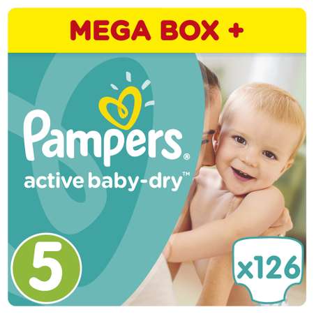 Подгузники Pampers Active Baby Мега+ 11-18кг 126шт