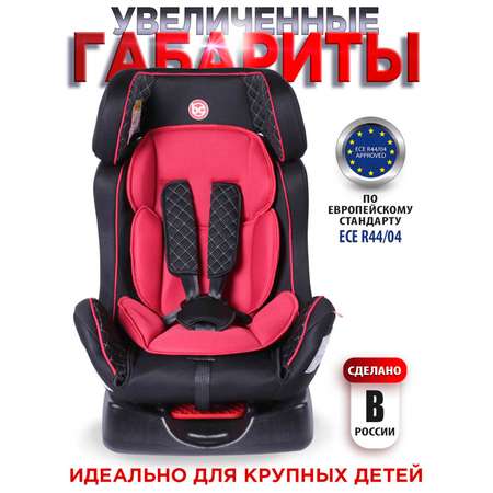 Автокресло BabyCare Nika черный красный