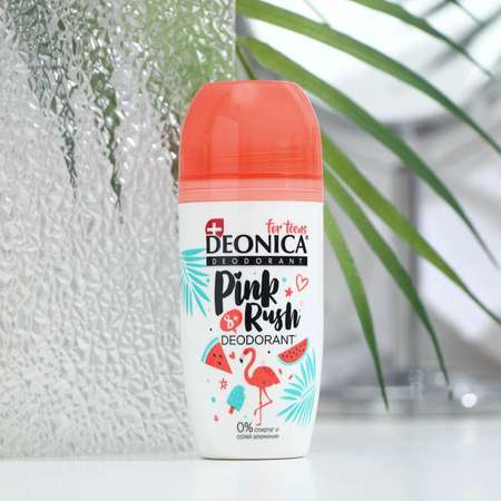 Дезодорант детский Deonica Pink Rush ролик 50 мл