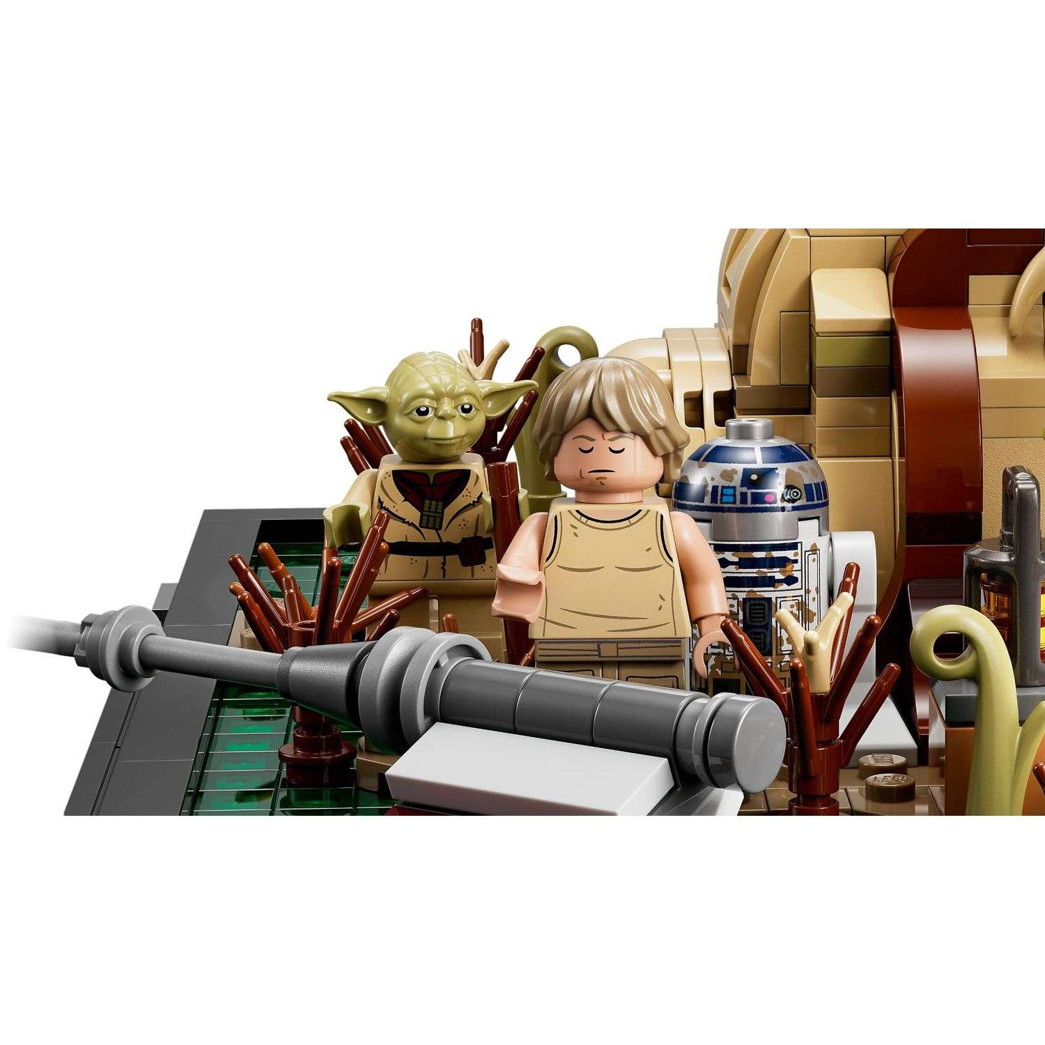 Конструктор LEGO Star Wars Dagobah Jedi Training Diorama 75330 - фото 5