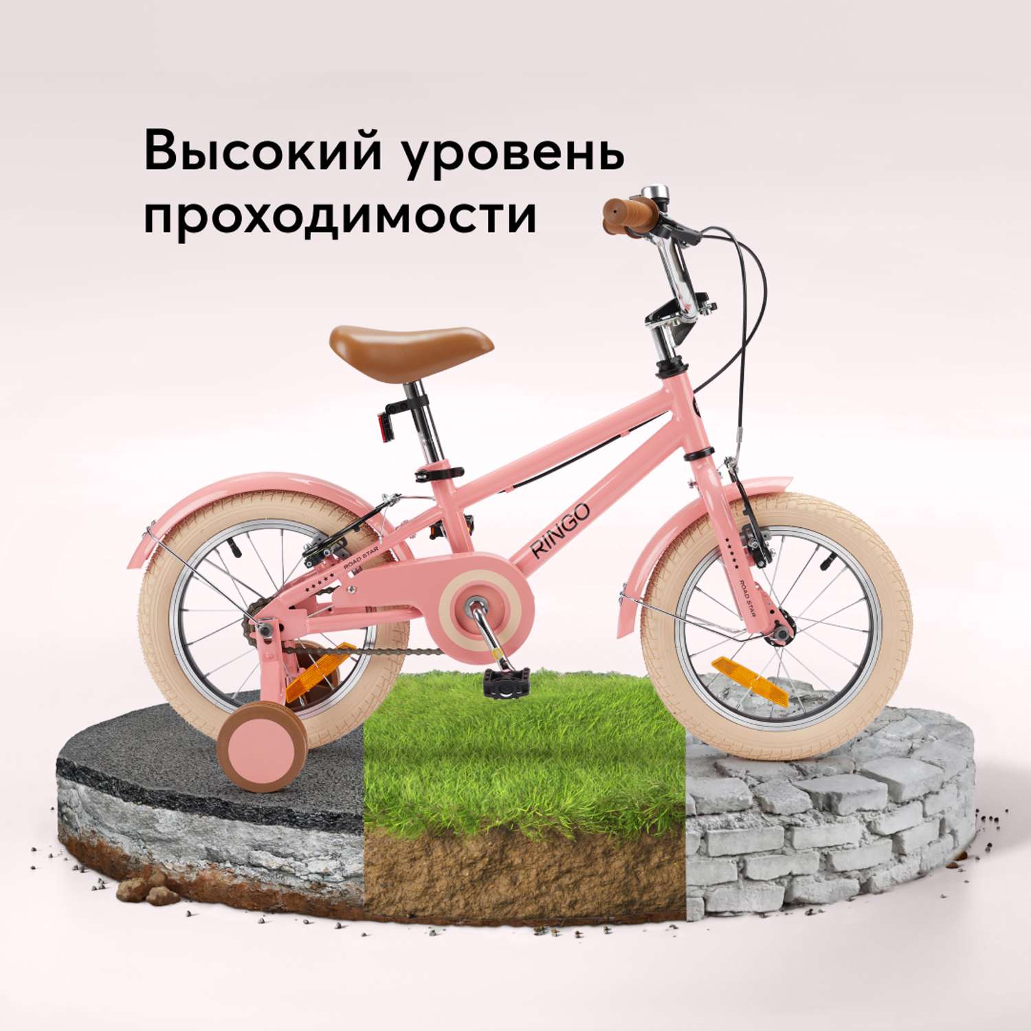 Велосипед детский Happy Baby RINGO с поддерживающими колесами - фото 8