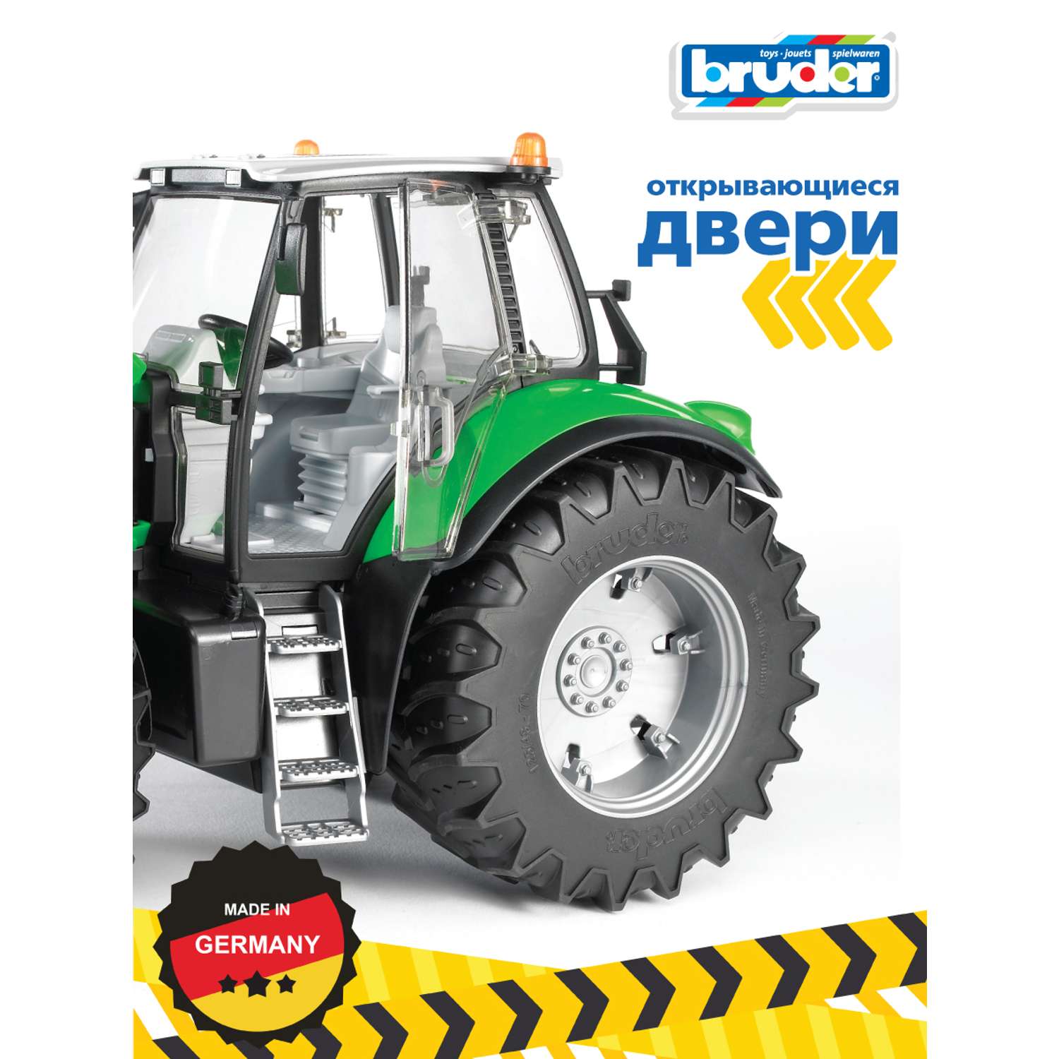 Игрушка BRUDER Трактор Deutz Agrotron X72 03-080 - фото 3