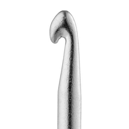 Крючок для вязания Hobby Pro с резиновой мягкой ручкой металлический для тонкой и средней пряжи 6.0 мм