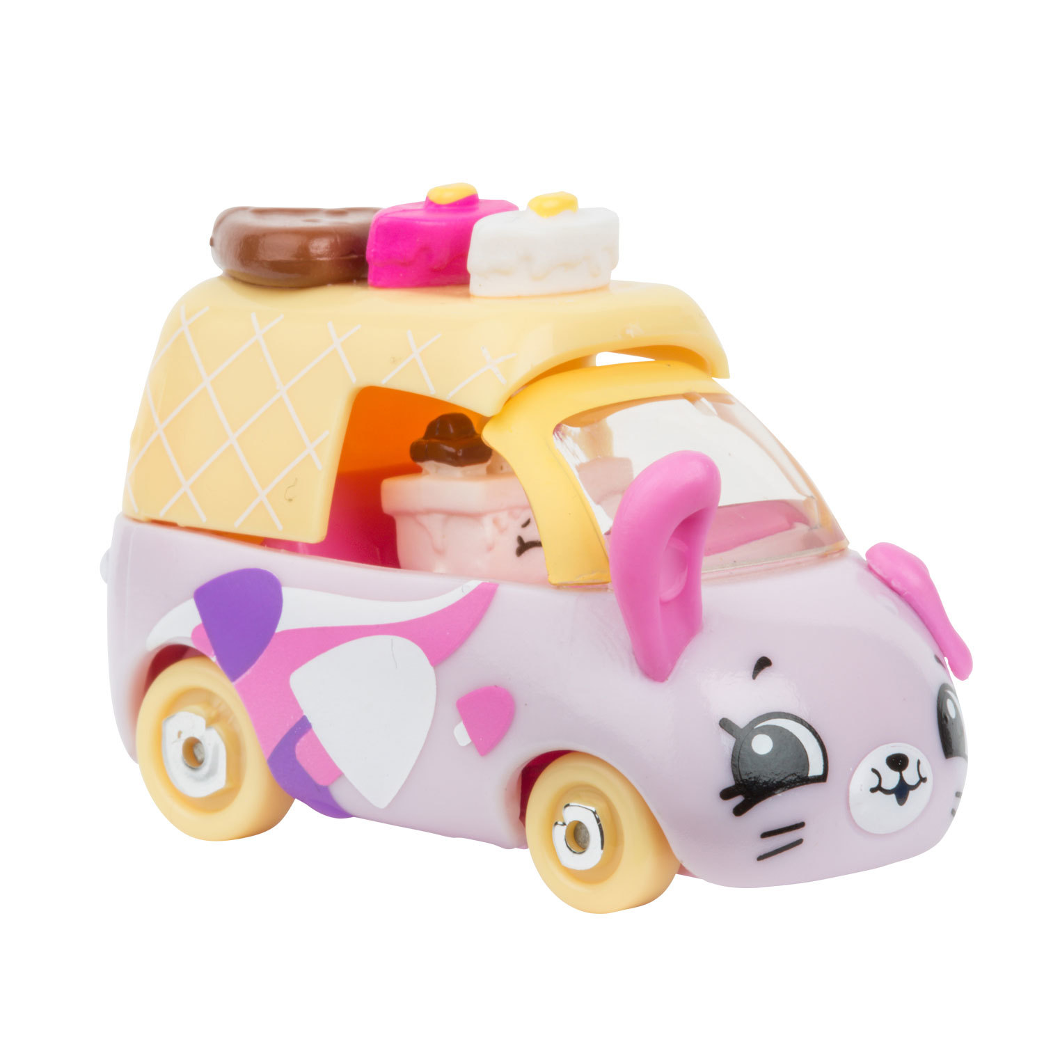 Машинка Cutie Cars Фургончик мороженого меняющая цвет с кисточкой 57130 - фото 6