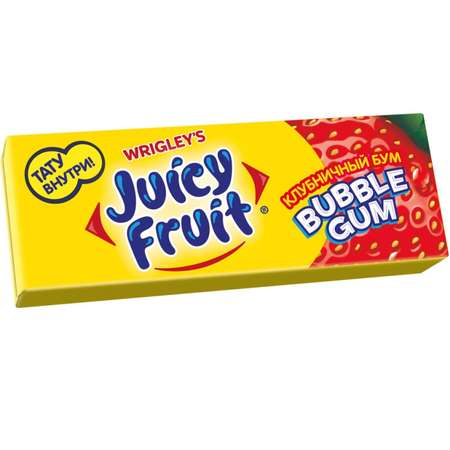 Резинка жевательная Juicy Fruit Клубничный Бум 13г