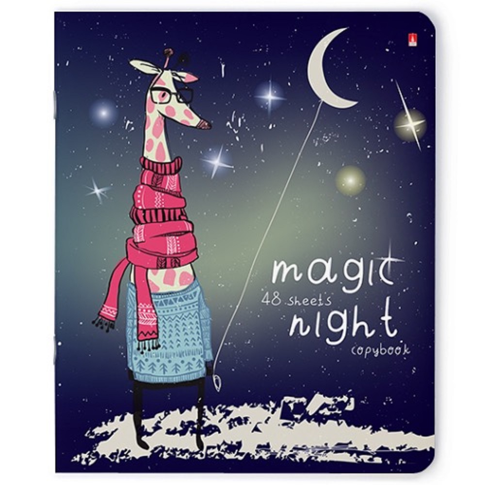 Тетради общие АЛЬТ 5 шт клетка Magic Night 48 листов А5 165х203 мм - фото 7