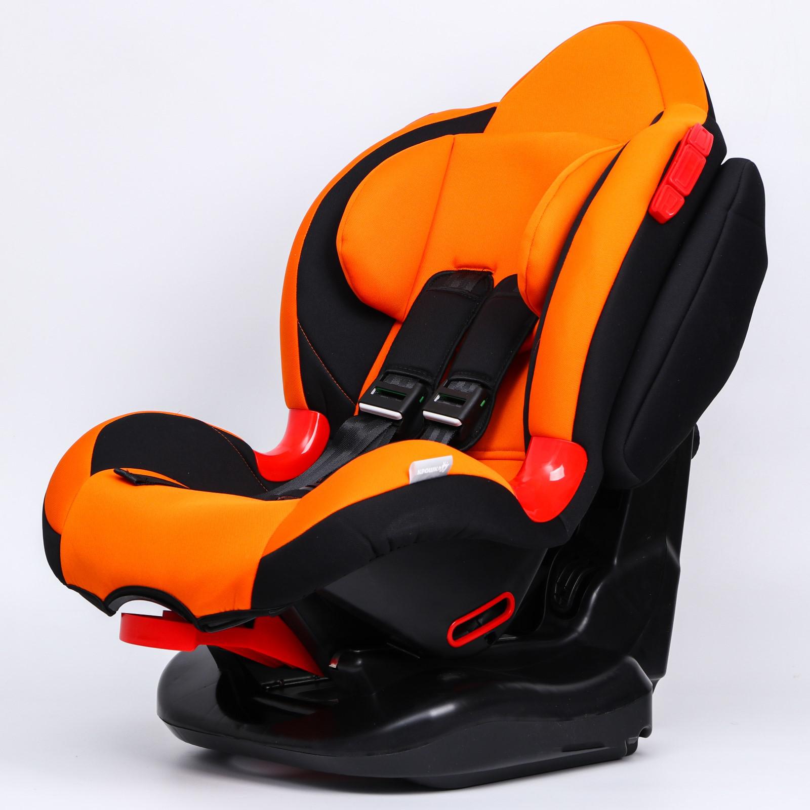 Автокресло детское Крошка Я Round Isofix гр. I/II. Orange - фото 1