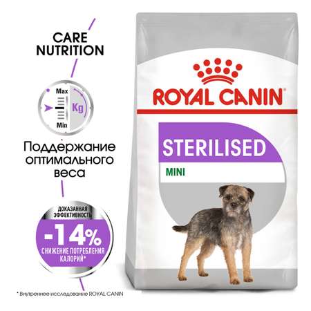 Корм для собак ROYAL CANIN Mini Sterilised стерилизованных 3кг