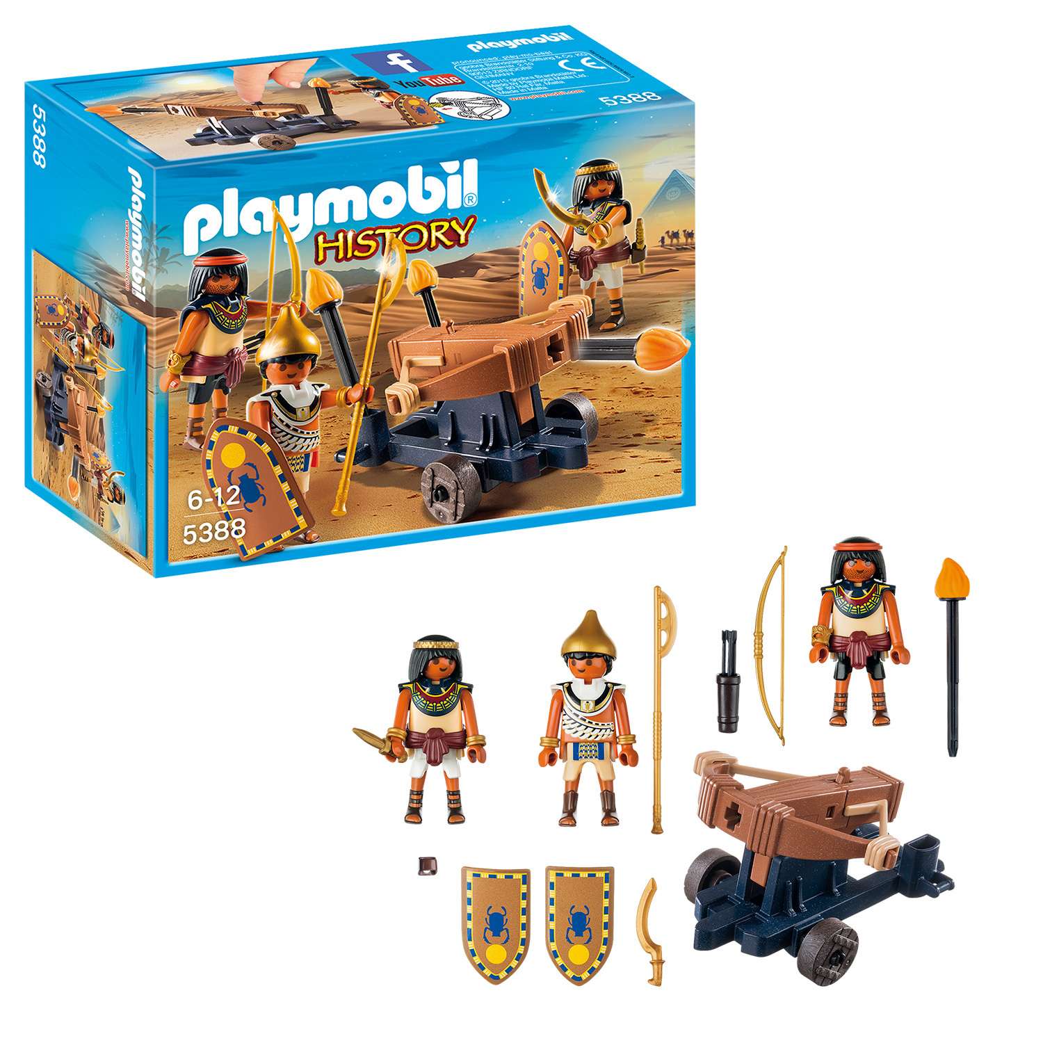 Конструктор Playmobil Египетский солдат с Баллистой - фото 2