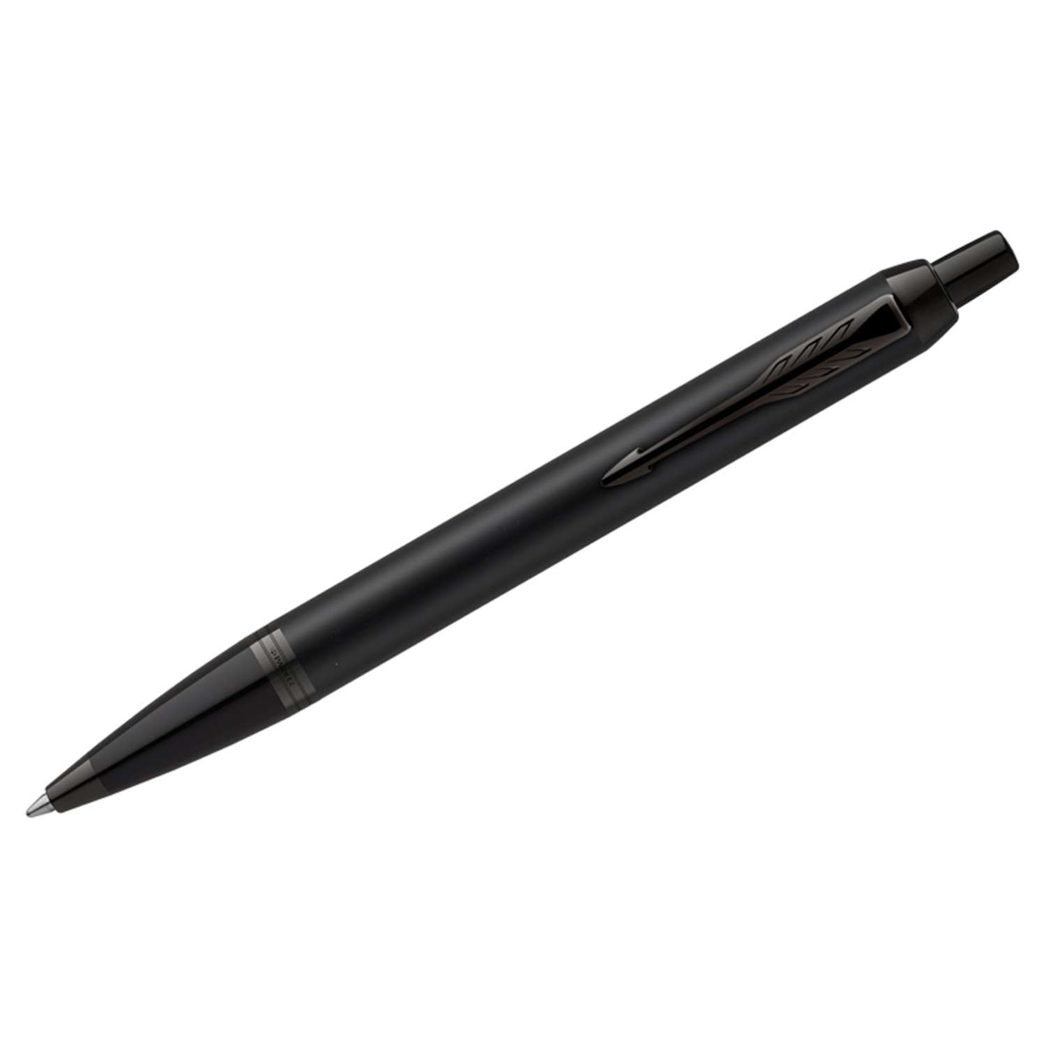 Ручка шариковая PARKER IM Achromatic Black синяя подарочная упаковка - фото 1