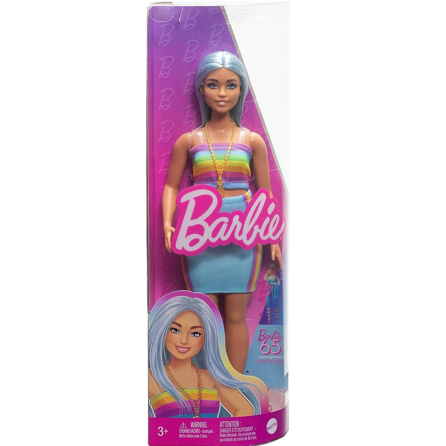 Кукла Barbie Модница Радужное платье HRH16 HRH16 - фото 7