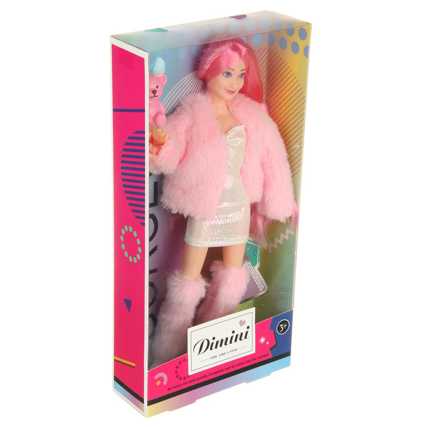 Кукла модель Барби Veld Co шарнирная модная с медвежонком 133069 - фото 14