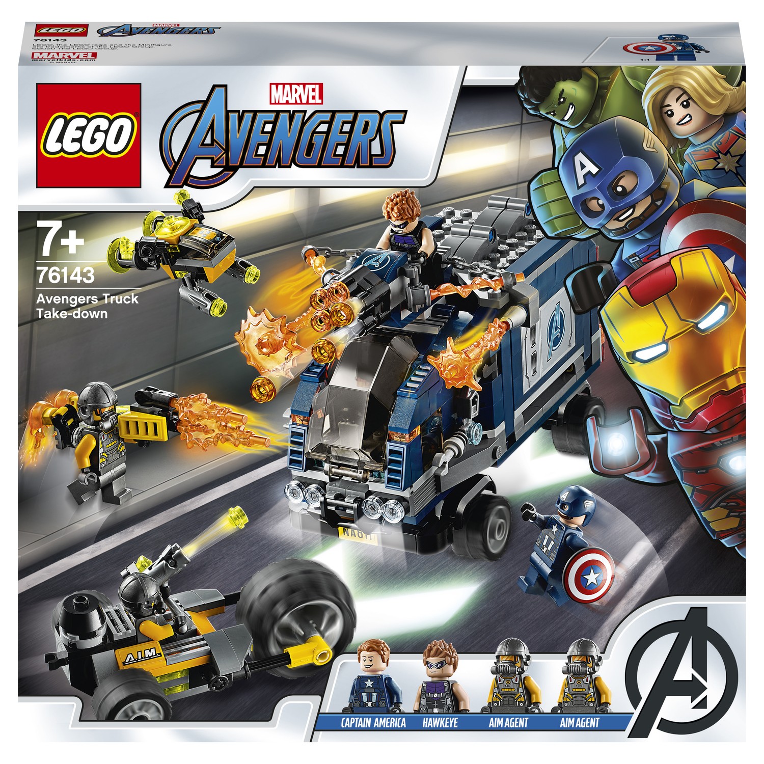 Конструктор LEGO Super Heroes Мстители Нападение на грузовик 76143 купить  по цене 2299 ₽ в интернет-магазине Детский мир