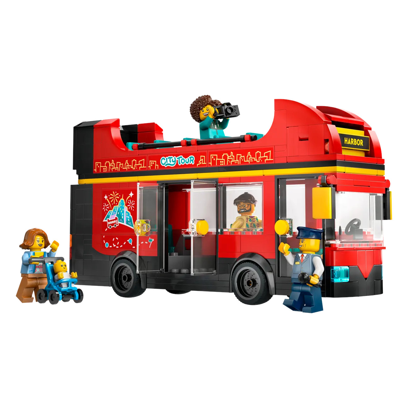 Конструктор LEGO City Красный двухэтажный экскурсионный автобус 60407 - фото 2