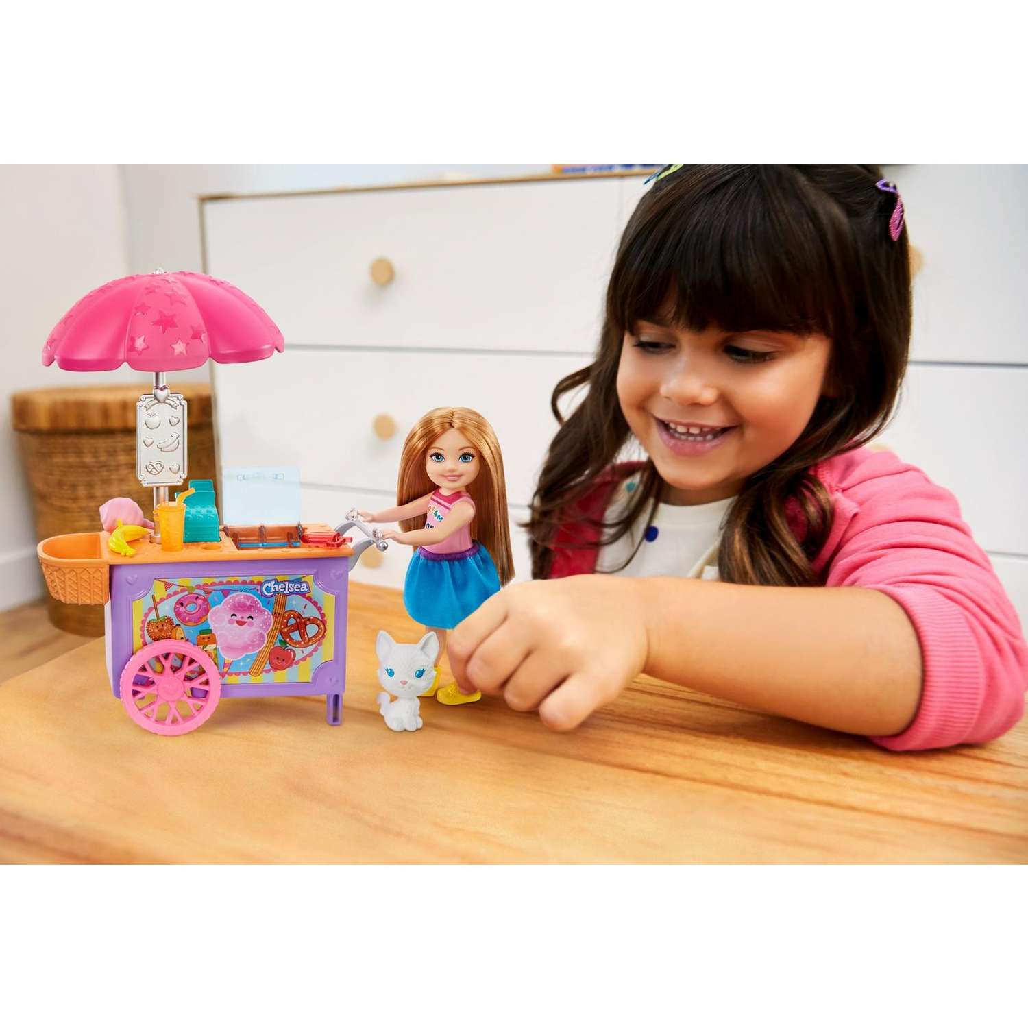Набор игровой Barbie Челси Магазин Кафе с тележкой и аксессуарами GHV76 GHV76 - фото 10