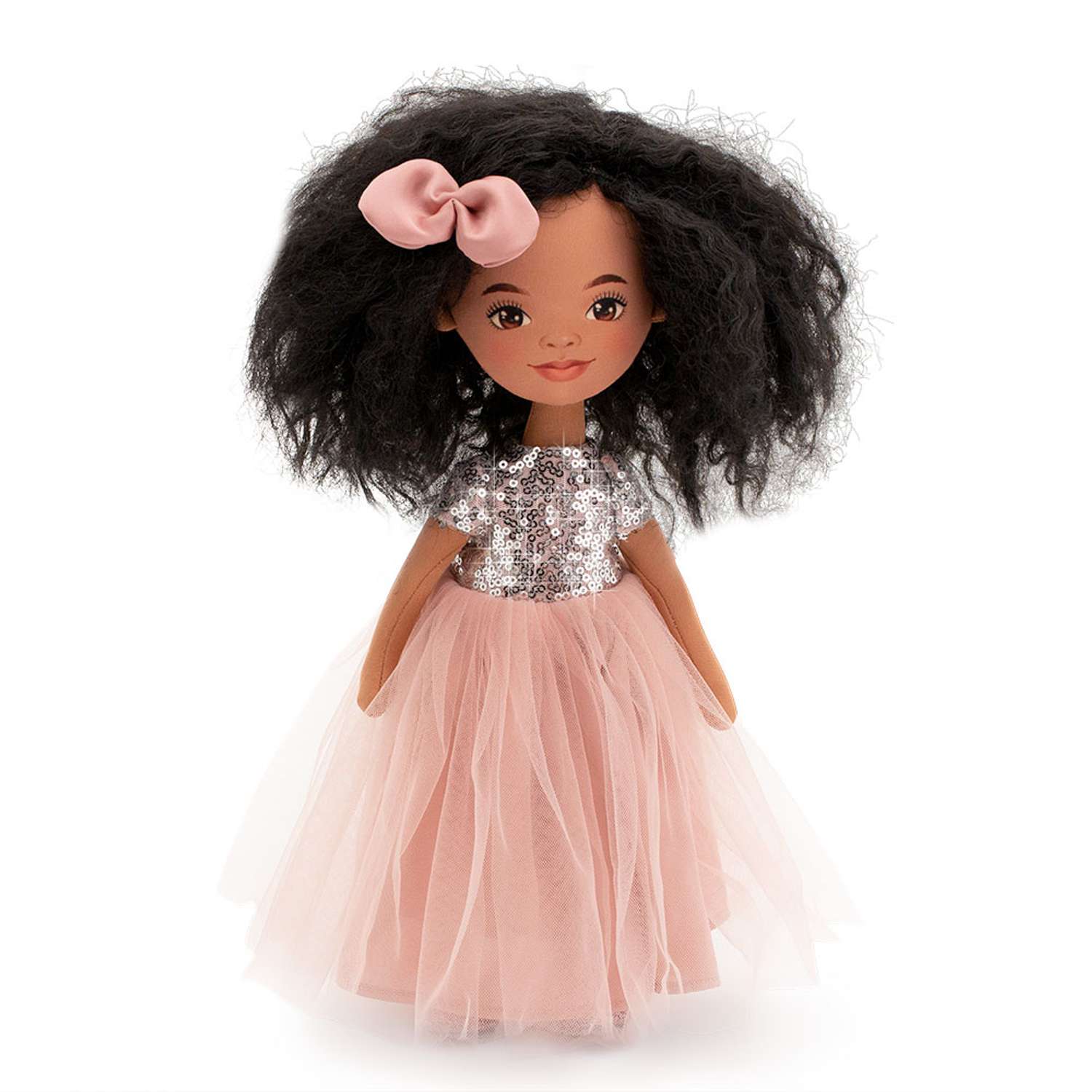 Кукла Orange Toys Sweet Sisters Tina в розовом платье с пайетками 32 см Серия Вечерний шик SS05-05 - фото 3