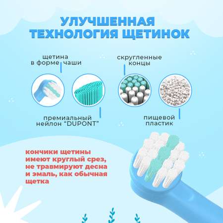 Насадки для зубной щетки oral b Чистый Зуб ЧИСТЫЙ ЗУБ для электрических зубных щеток 4 шт. (EB10A) для детей 3+