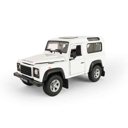 Машинка WELLY 1:24 Land Rover Defender I белая