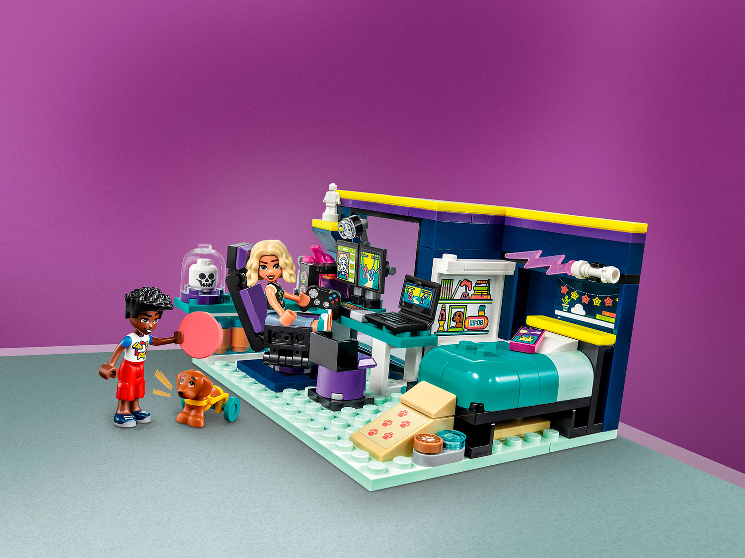 Конструктор детский LEGO Friends Комната Новы 41755 - фото 6