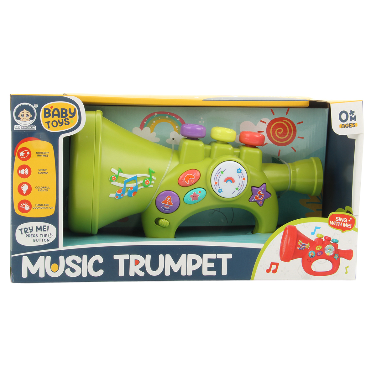 Музыкальная игрушка Veld Co Труба - фото 6
