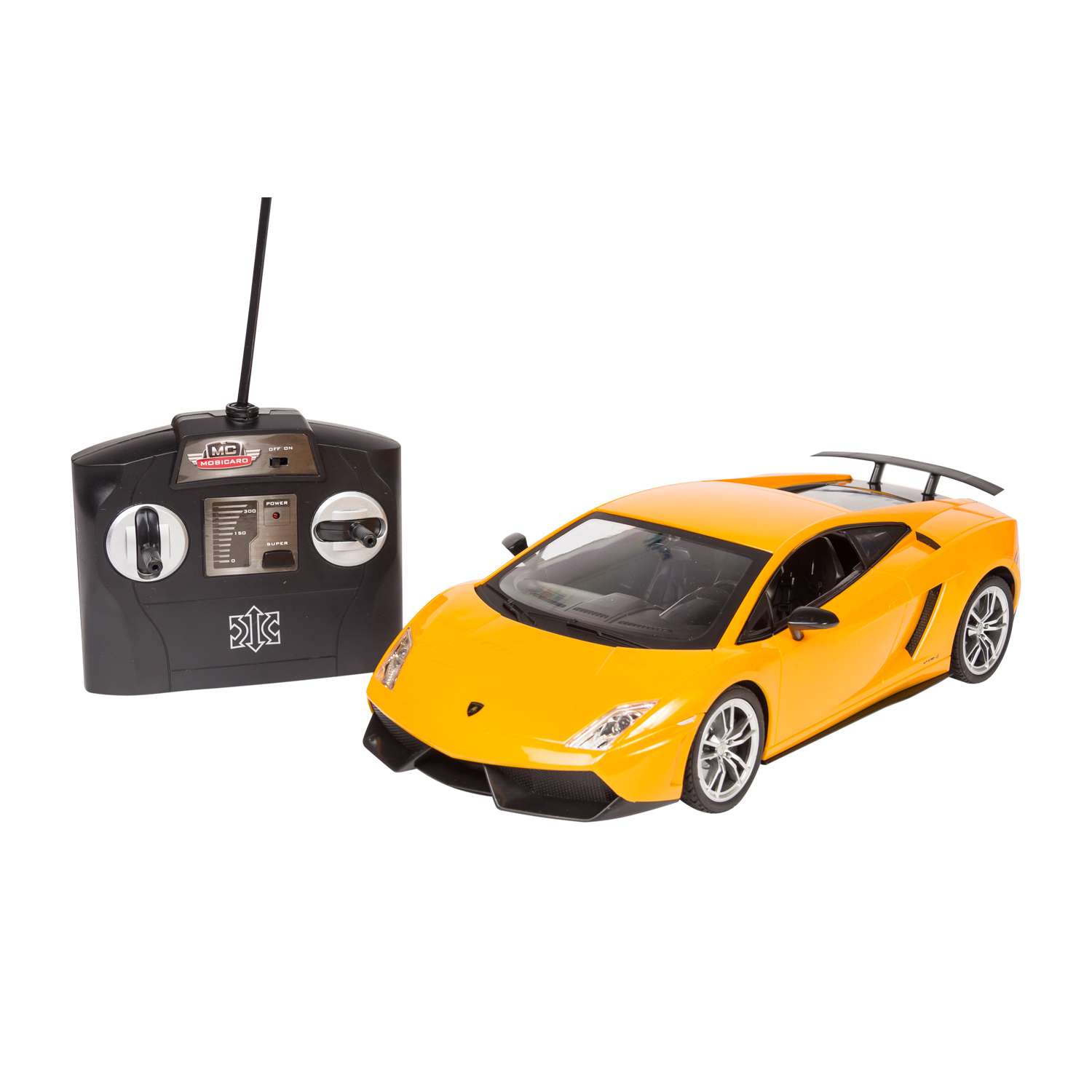 Машина Mobicaro РУ 1:14 Lamborghini LP570 Желтая - фото 1