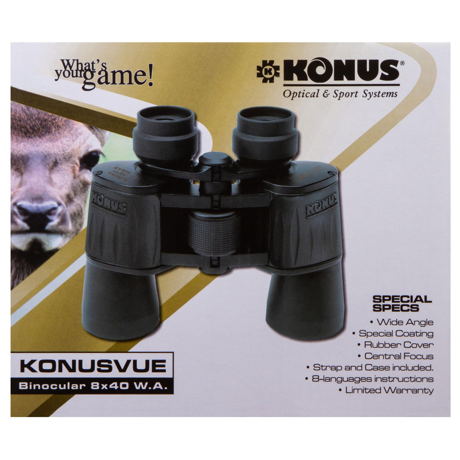 Бинокль Konus Konusvue 8x40 WA - фото 13