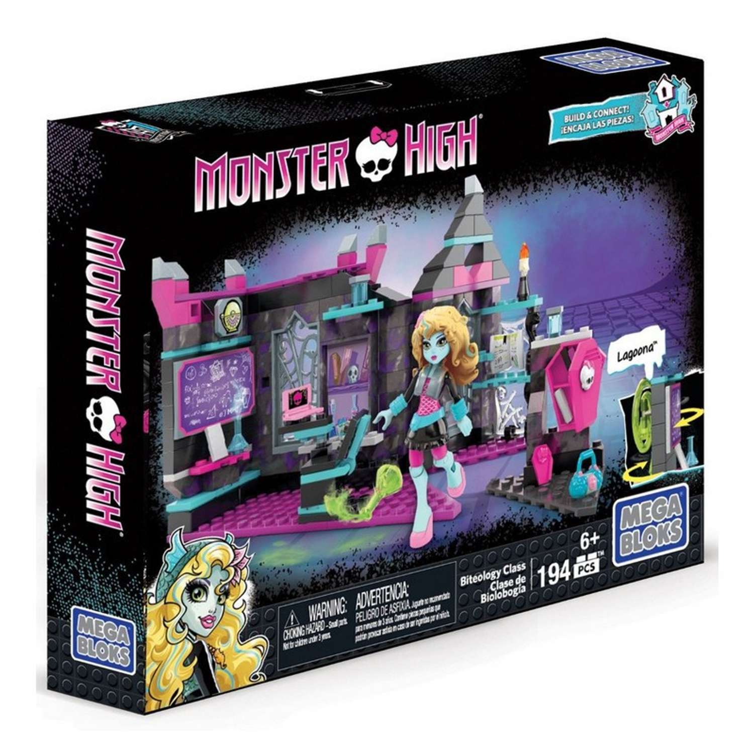 Набор Mega Bloks Monster High: Класс биологии - фото 2