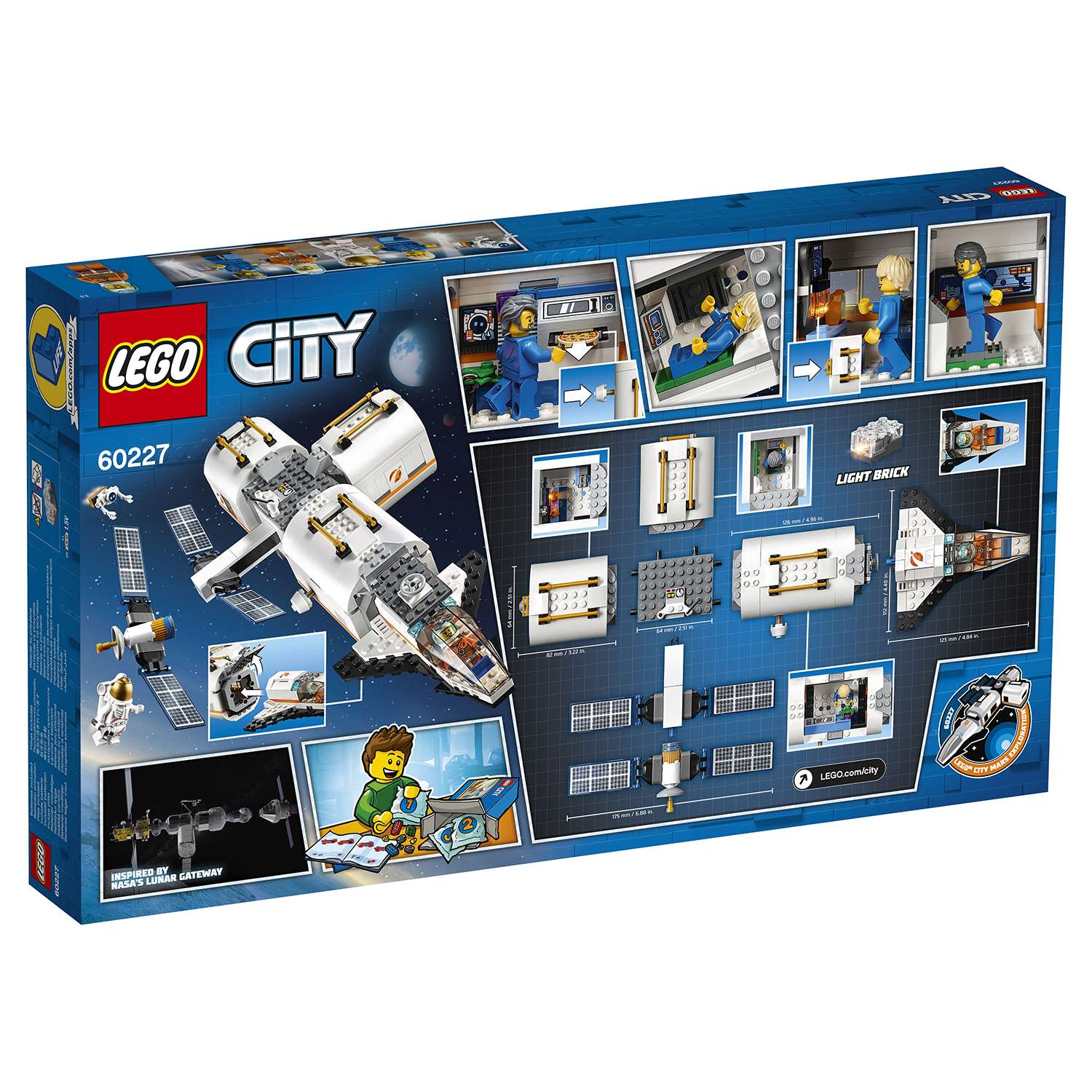 Конструктор LEGO City Space Port Лунная космическая станция 60227 - фото 3