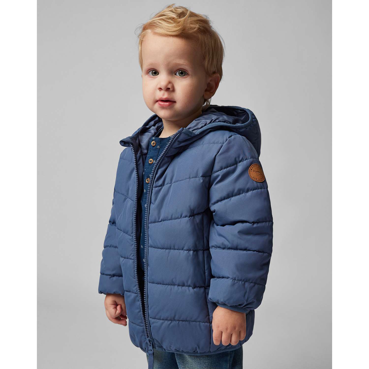 Куртка Baby Go цвет голубой страна производства Китай S24BG1-BB02ib-55  купить по цене 1599 ₽ в интернет-магазине Детский мир