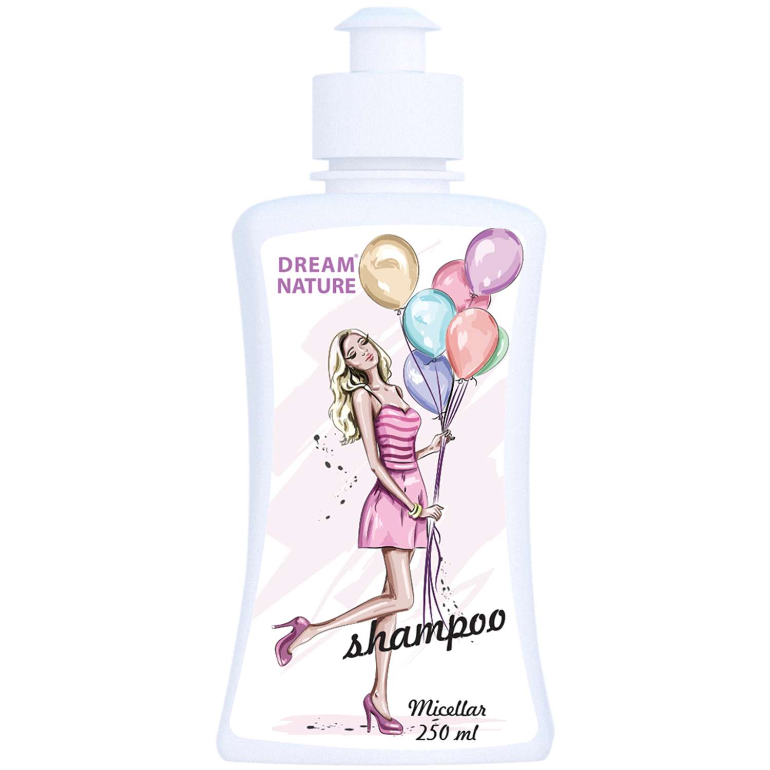 Подарочный набор для женщин Dream Nature Шампунь для чувствительной кожи головы и гель для душа Малина и Мята по 250 мл - фото 3