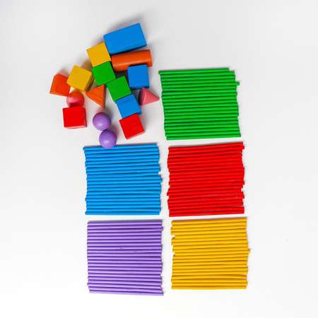 Кубики Лесная мастерская счётный материал «Умный набор»