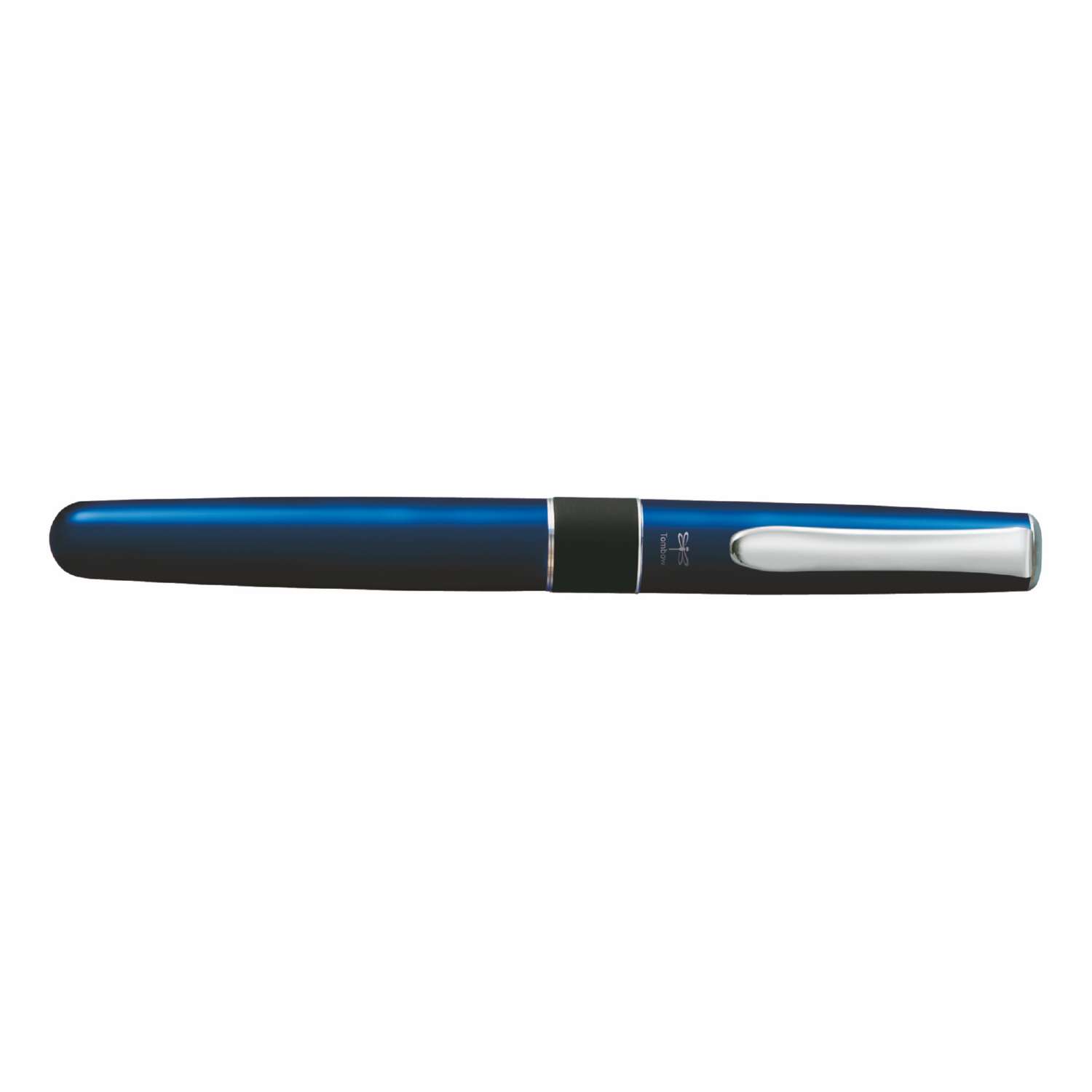 Роллер Tombow Havanna черный алюминиевый корпус синий - фото 1