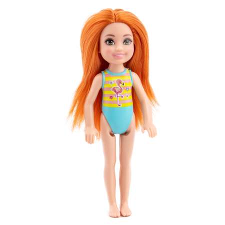 Кукла Mattel Barbie Челси в купальнике с фламинго