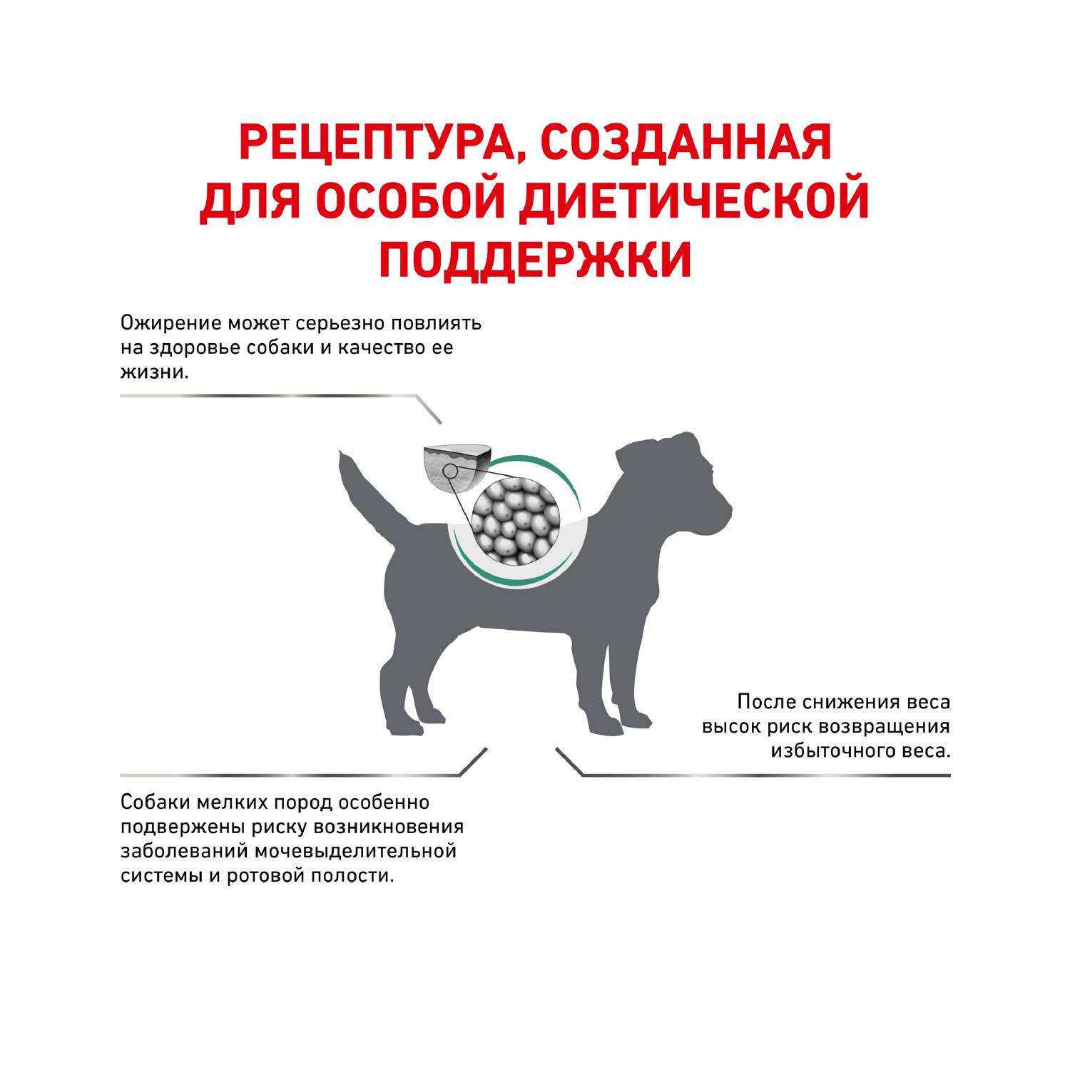 Корм для собак ROYAL CANIN Satiety management 30 малых пород контроль веса 1.5кг - фото 3