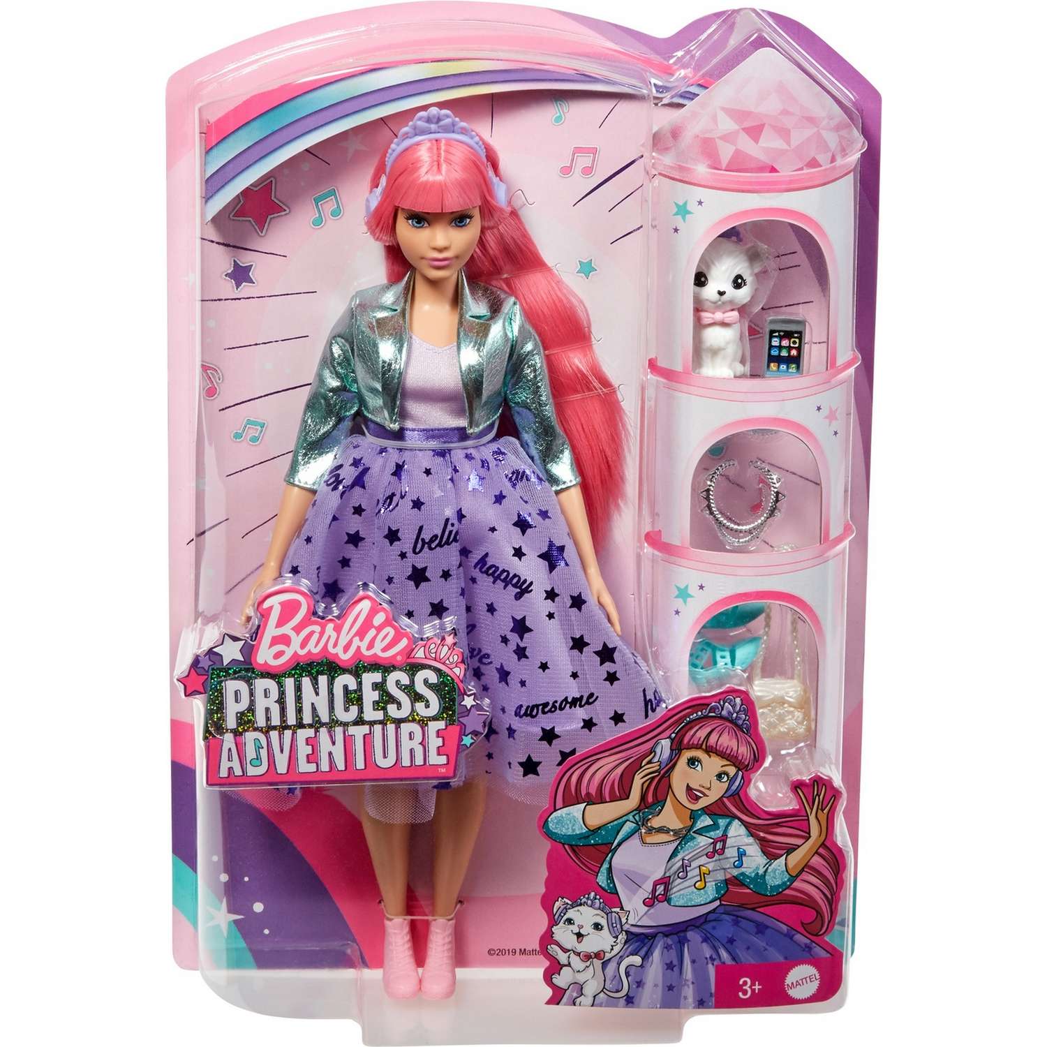 Кукла Barbie Семья Приключения принцессы Нарядная принцесса 2 GML77 GML75 - фото 2