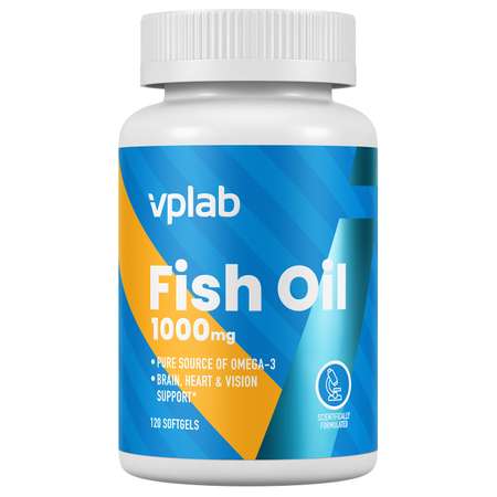 Биологически активная добавка VPLAB Рыбий жир 120капсул