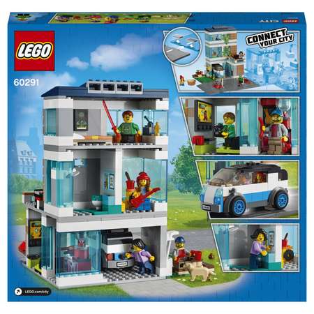 Конструктор LEGO City Современный дом для семьи блочный