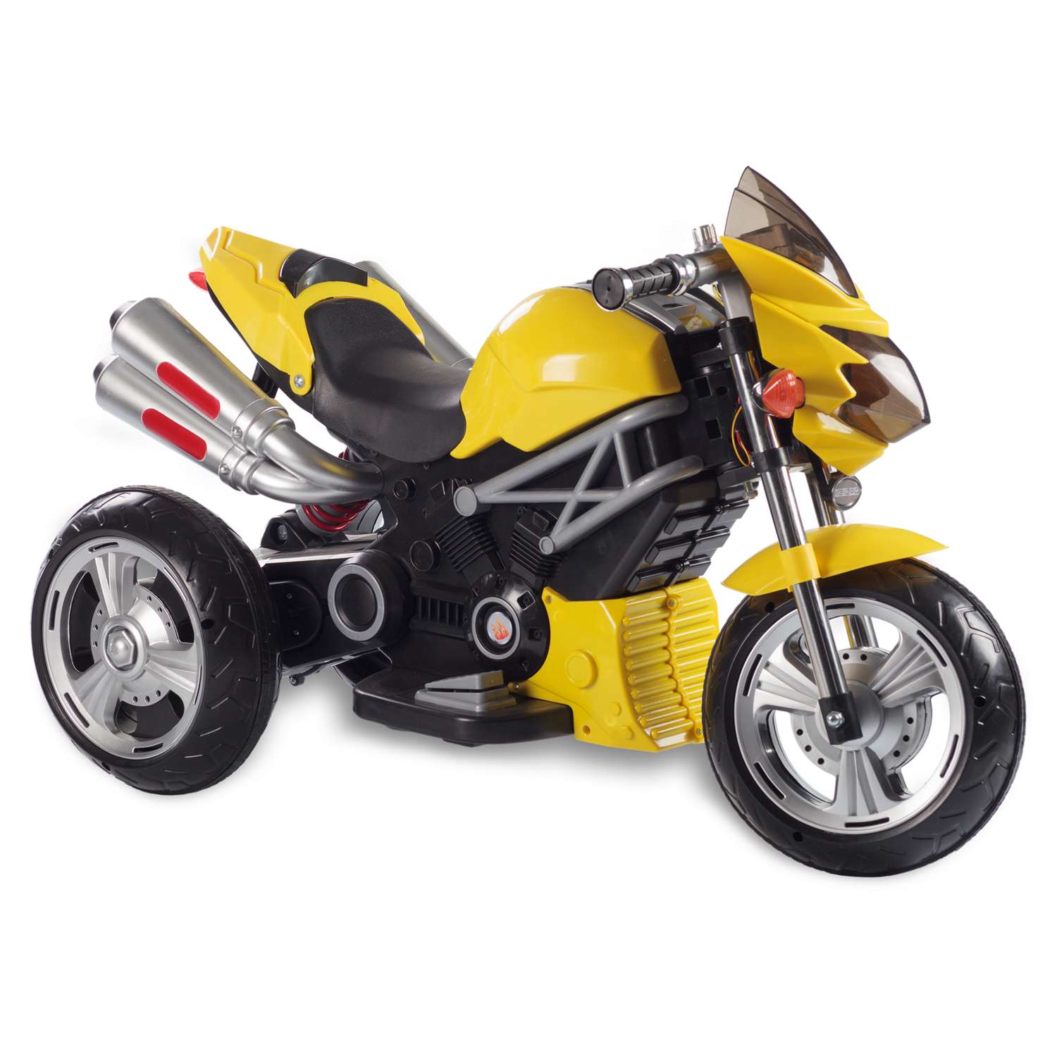 Мотоцикл BABY STYLE на аккумуляторе желтый - фото 1