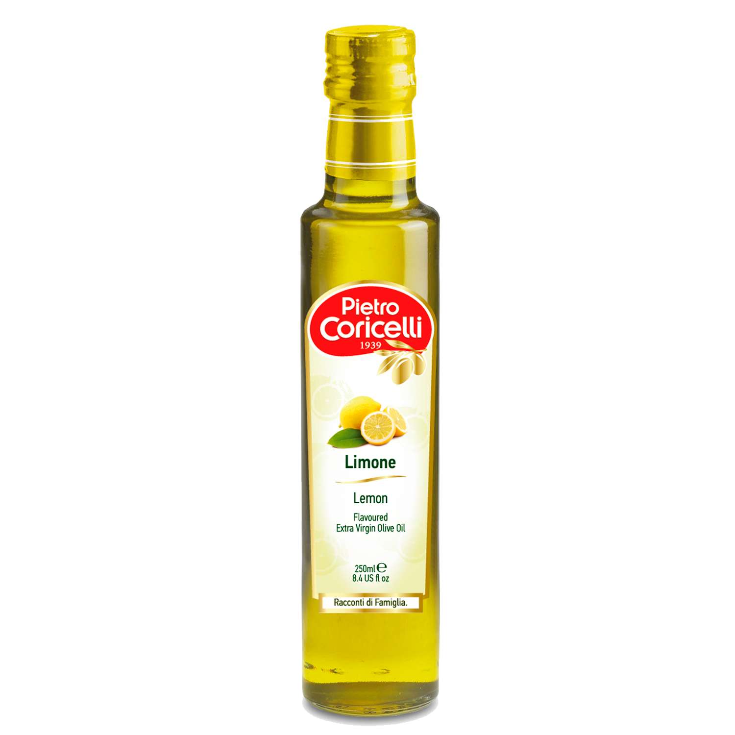 Масло оливковое Pietro Coricelli Extra Virgin Лимон 250 мл - фото 1