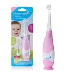 Зубная щетка электрическая Brush-Baby BabySonic звуковая 0-3 года розовая