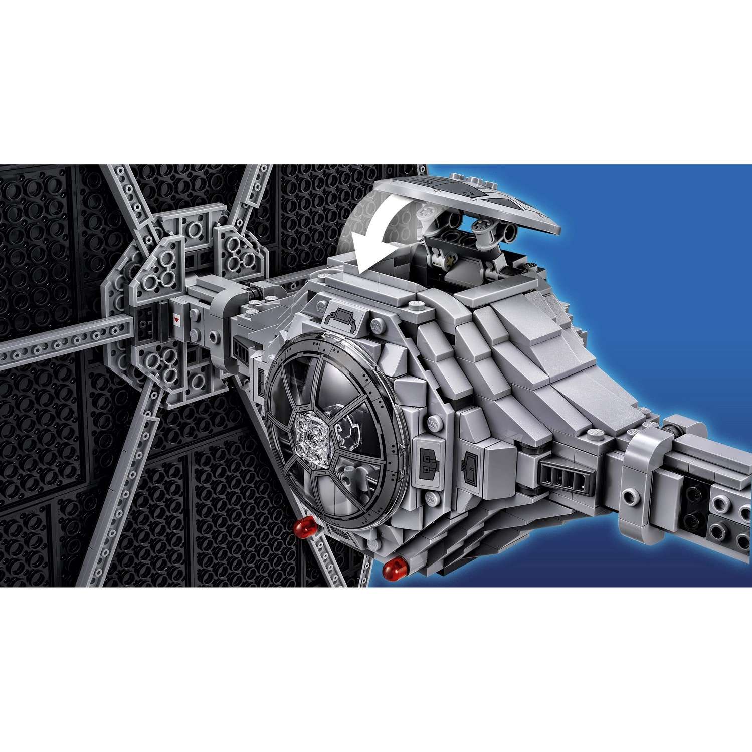 Конструктор LEGO Star Wars TM Истребитель TIE (TIE Fighter™) (75095) - фото 9