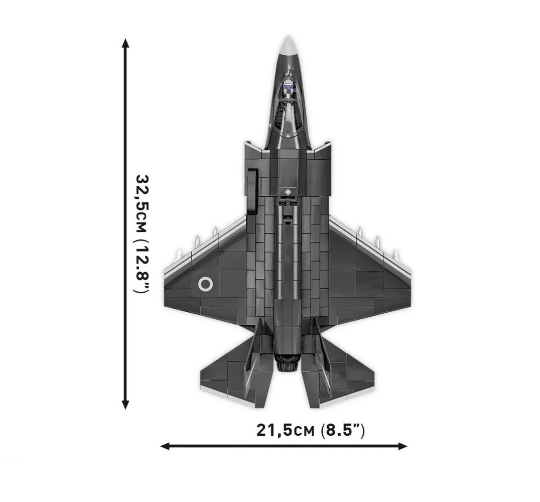 Конструктор COBI Вооруженные силы Самолет Молния F-35 Lightning II 594 деталей - фото 4