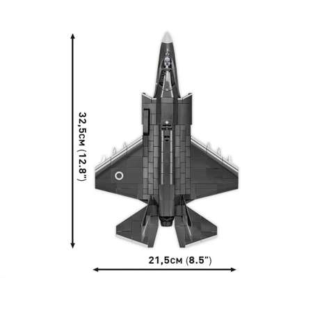 Конструктор COBI Вооруженные силы Самолет Молния F-35 Lightning II 594 деталей