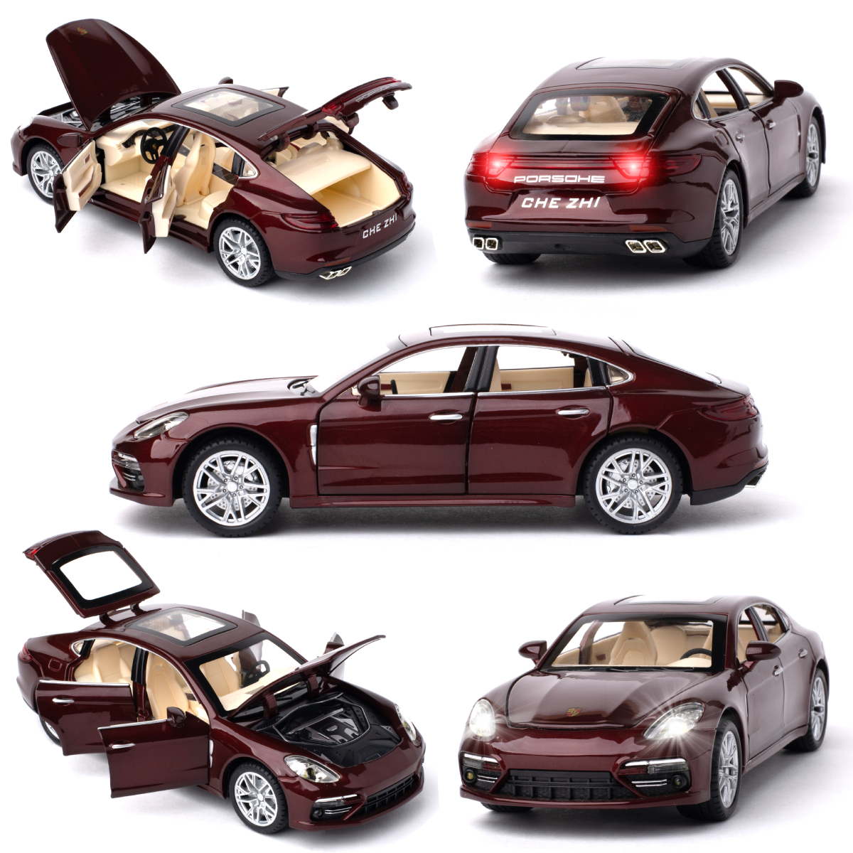 Внедорожник Che Zhi Porsche 1:24 CZ127brd - фото 5