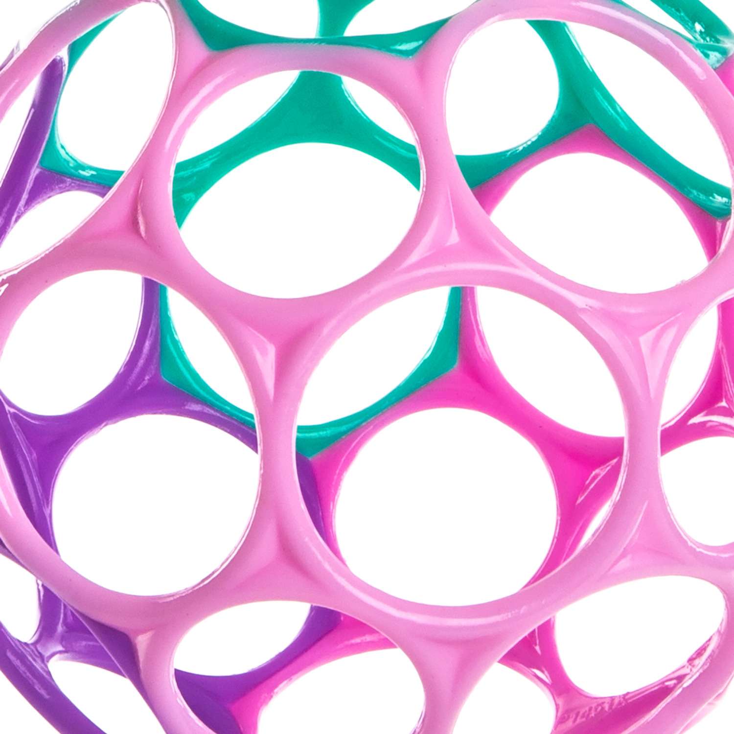 Мяч Bright Starts Oball Розовый-Сиреневый 12289BS - фото 4
