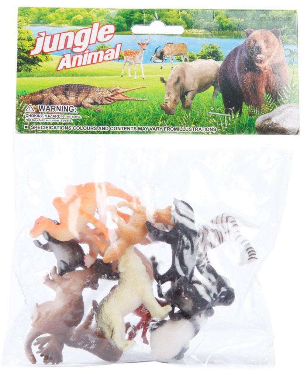 Набор фигурок диких животных jungle animal 12 шт Shantou Gepai 2C262-2