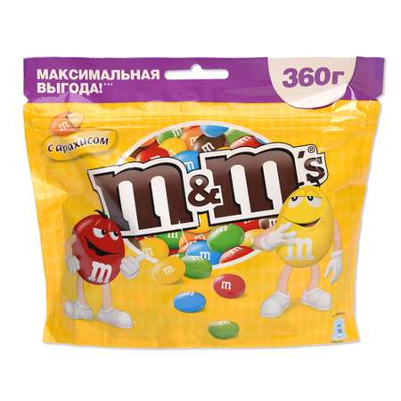 Драже M&MS с арахисом 360г